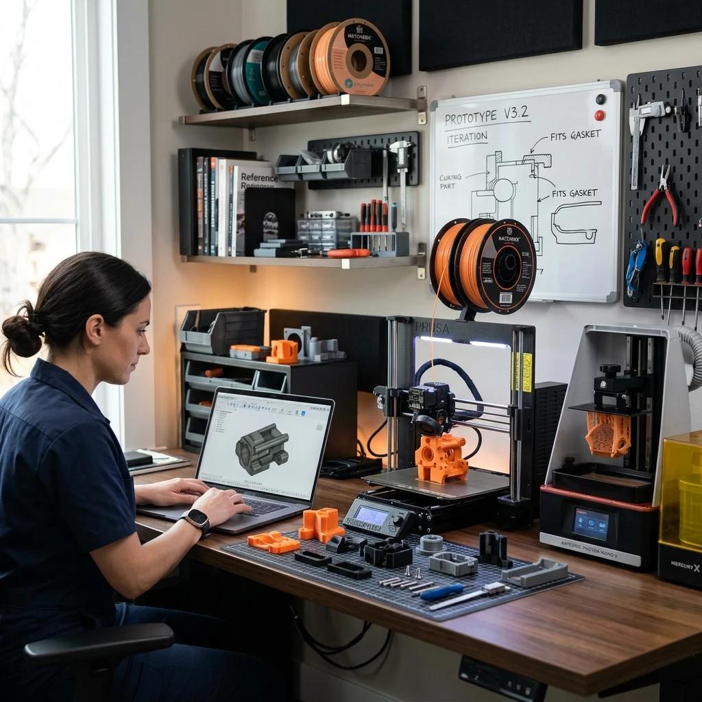Home Working Prototypes with 3D Printing