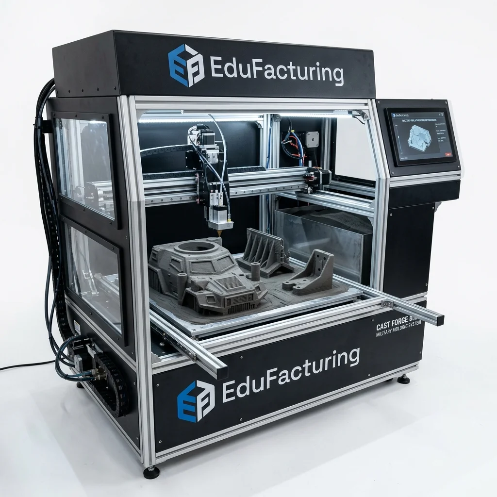 3D Принтиране на Форми за Леене за Военна Екипировка | EduFacturing