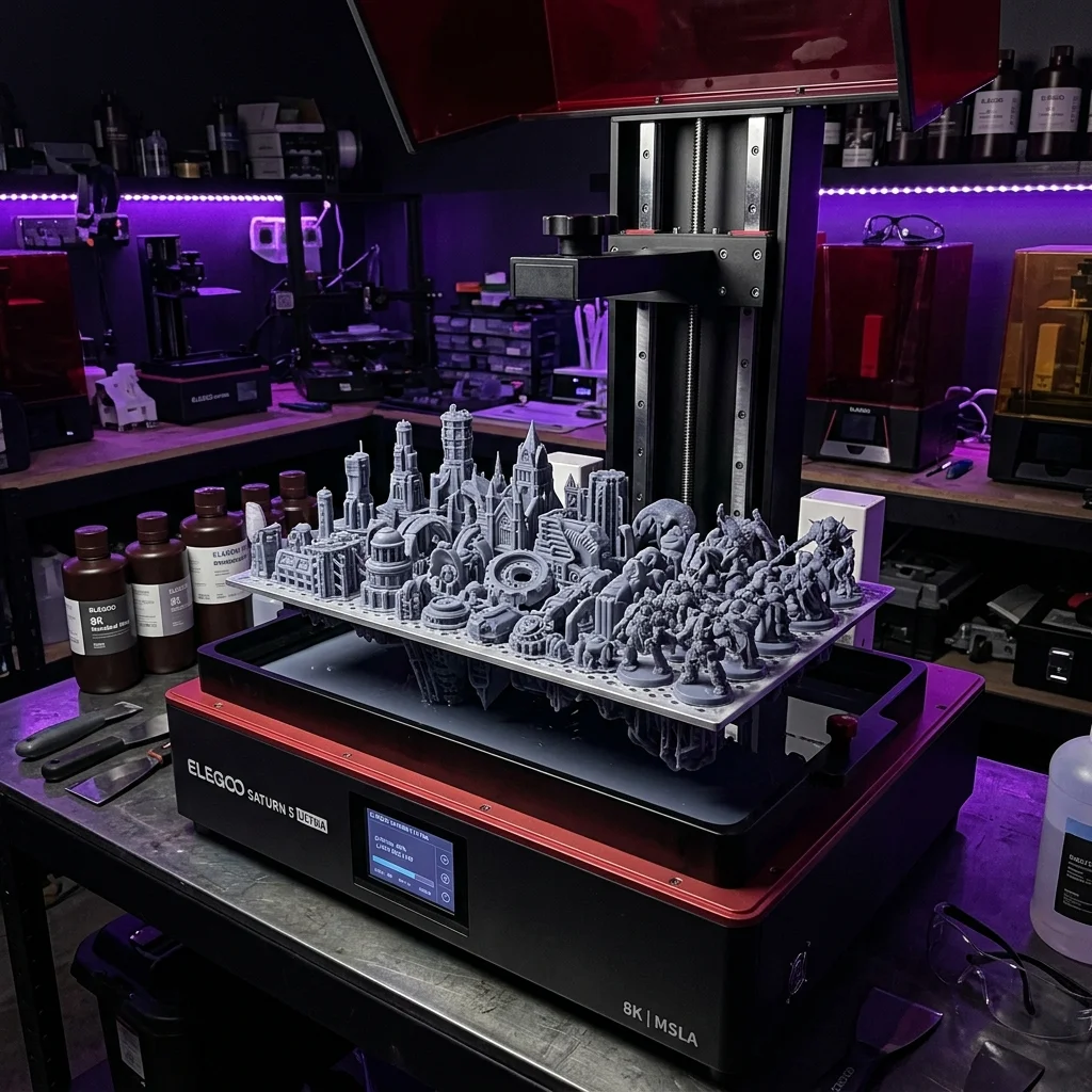 Elegoo Saturn 5 Ultra: Преосмисляне на високоскоростното MSLA 3D принтиране