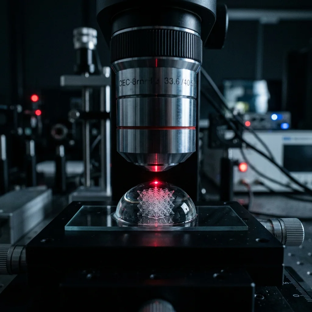 UpNano: Високоскоростно двуфотонно 3D принтиране в нано мащаб