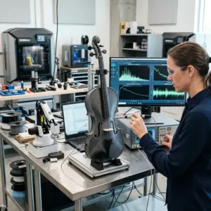 Акустично качество при 3D принтираните музикални инструменти: Материали, физика и бъдещето на звука
