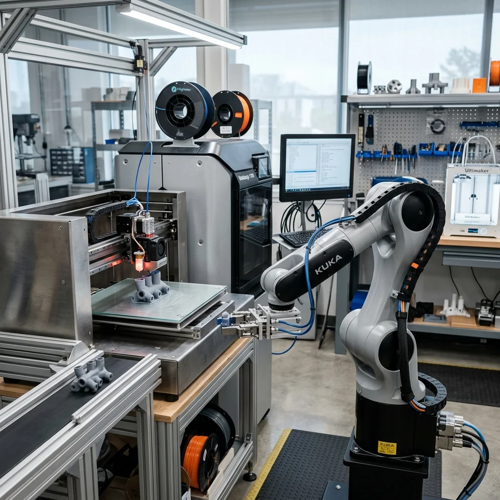 Роботизирани ръце и 3D принтиране: Архитектура на производствената автоматизация