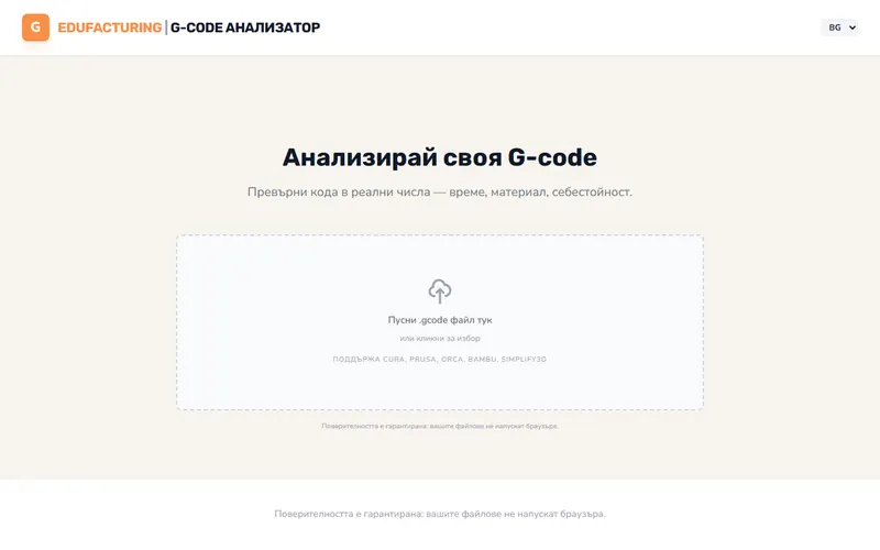 G-code Analyzer
