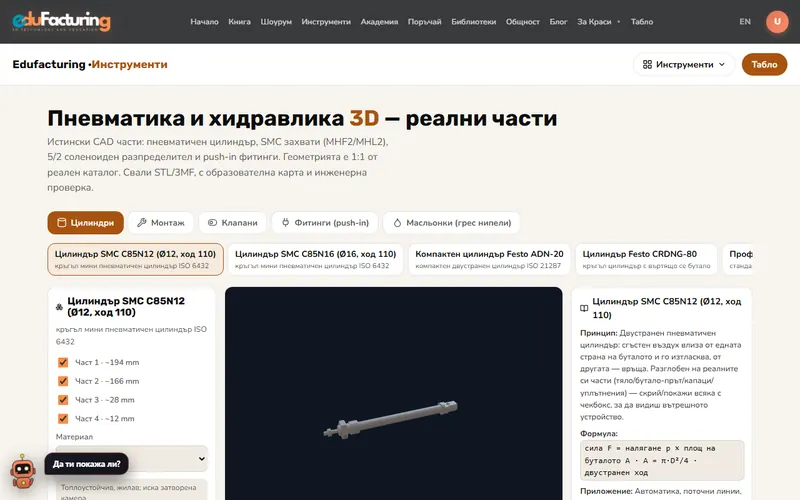 Пневматика и хидравлика