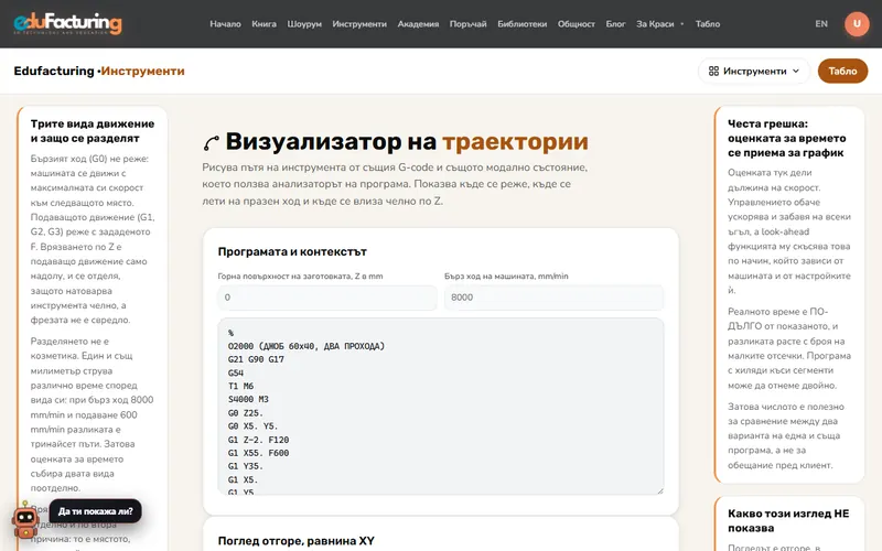 Визуализатор на траектории